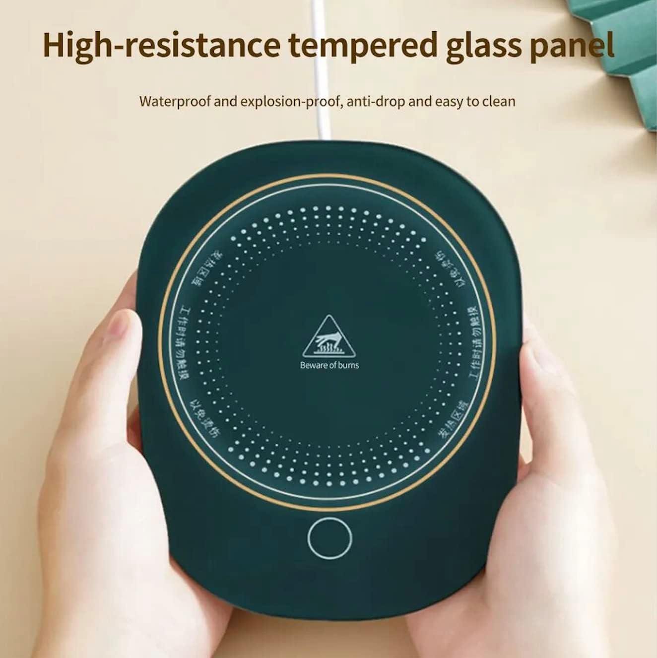 Чашка ерамічна Lucky з USB-підігрівом 350 мл Зелений (23442801) - фото 9