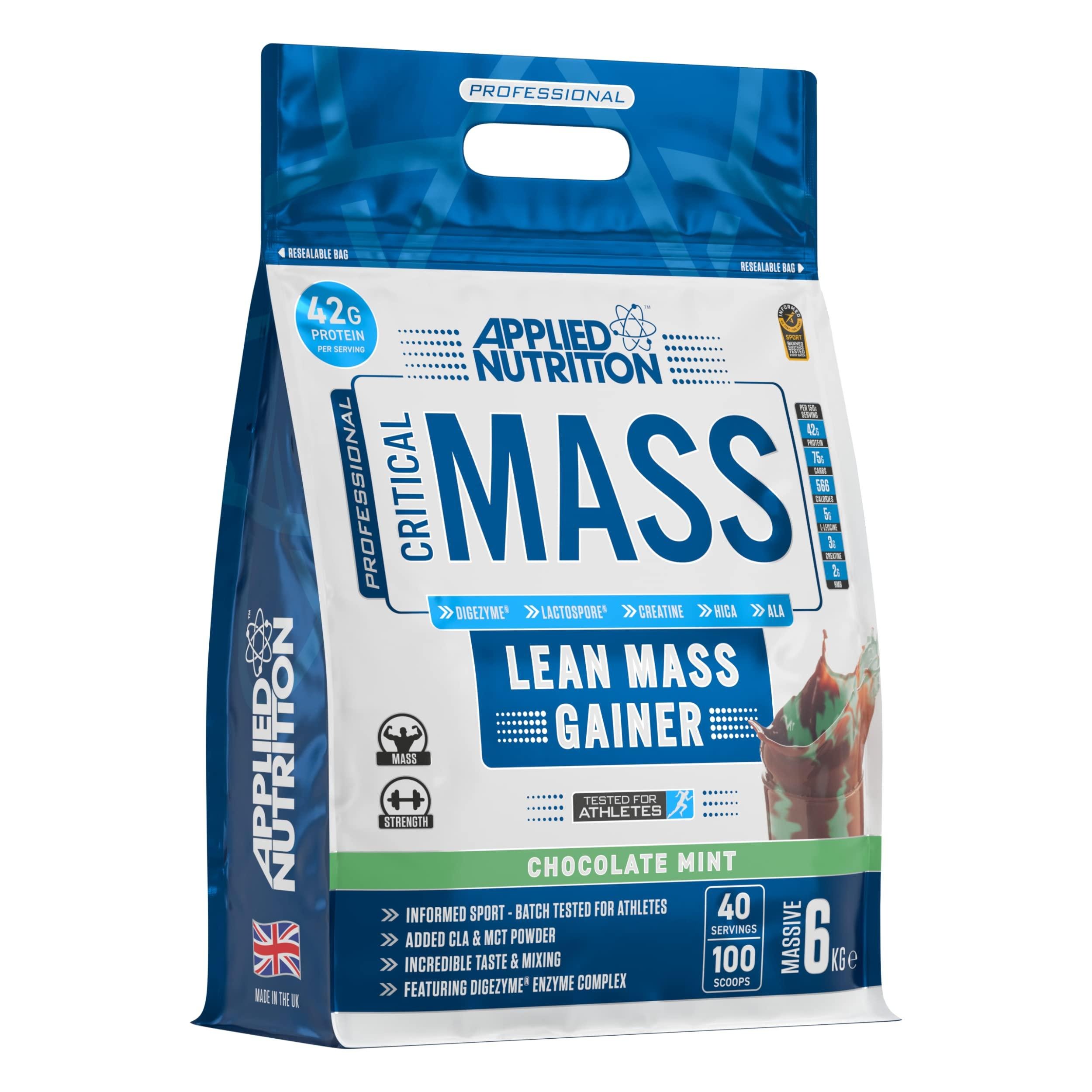 Гейнер Applied Nutrition Critical Mass Chocolate Mint 6000 г