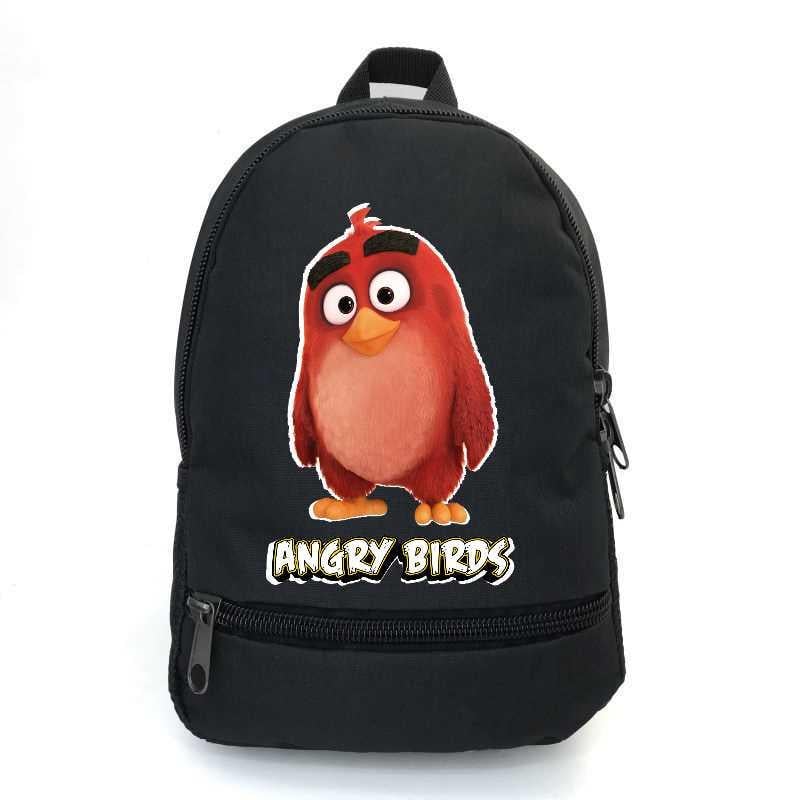 Школьный рюкзак подростковый Cappuccino Toys с принтом Angry Birds ANG-0017 12,5 л Черный (2064148356)