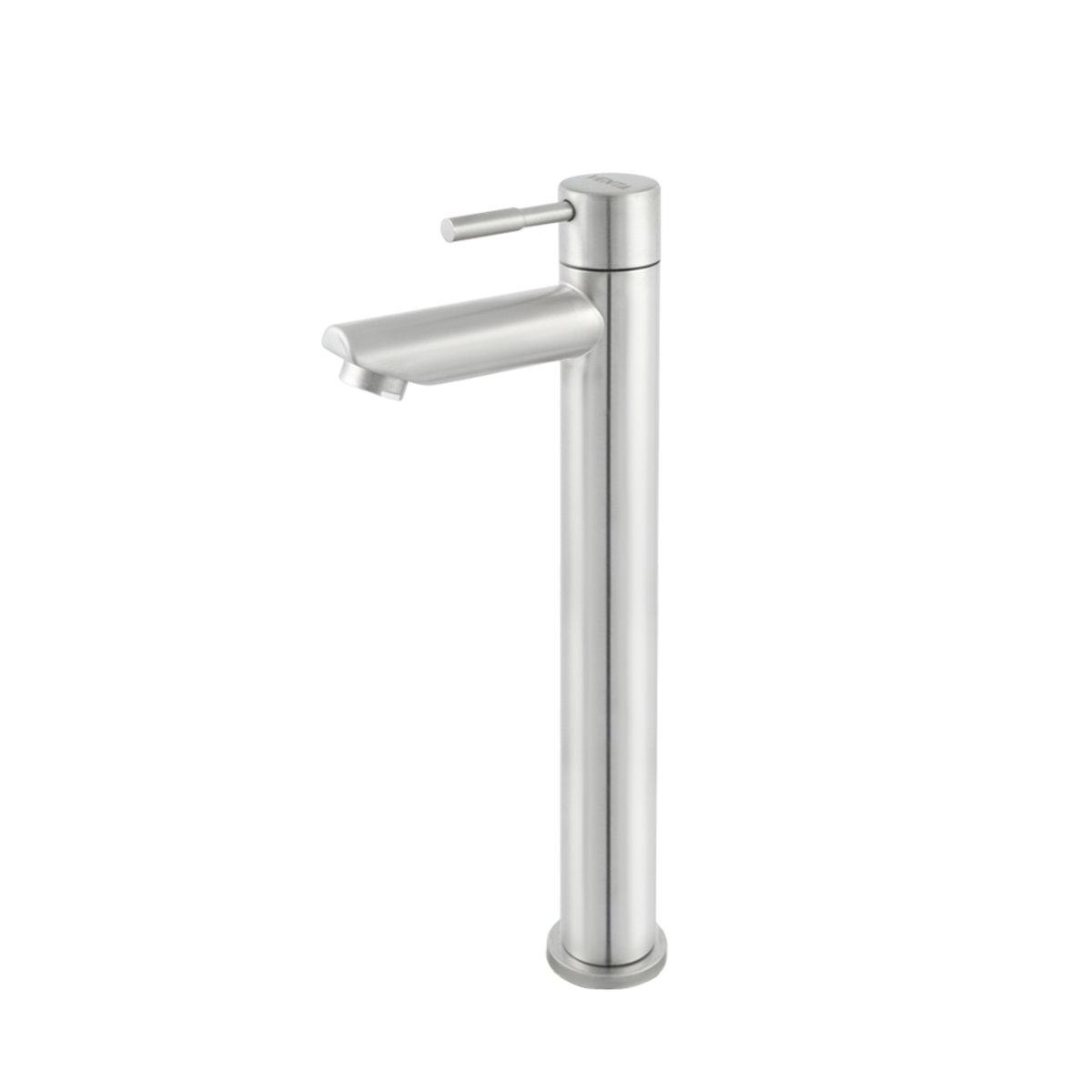 Монокран для умывальника Venta VAC2032-1 однорычажный прямой нержавеющая сталь врезная