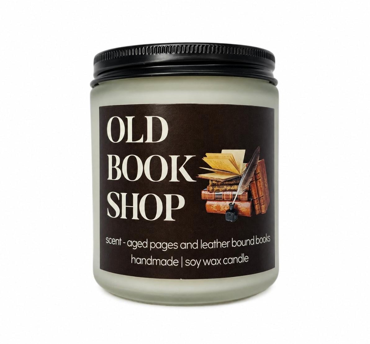 Аромасвечка Old Book Shop соевая Белый (37243055)