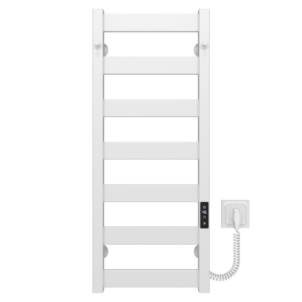 Полотенцесушитель электрический HeatPro Olivia P7 углеродная сталь правостороннее подключение 800x300 мм Белый (BH-OL8003007EWR)