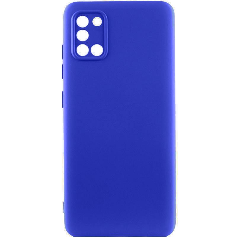 Протиударний чохол Silicone Cover Lakshmi Full Camera (A) для Samsung Galaxy A31 Синій / Iris