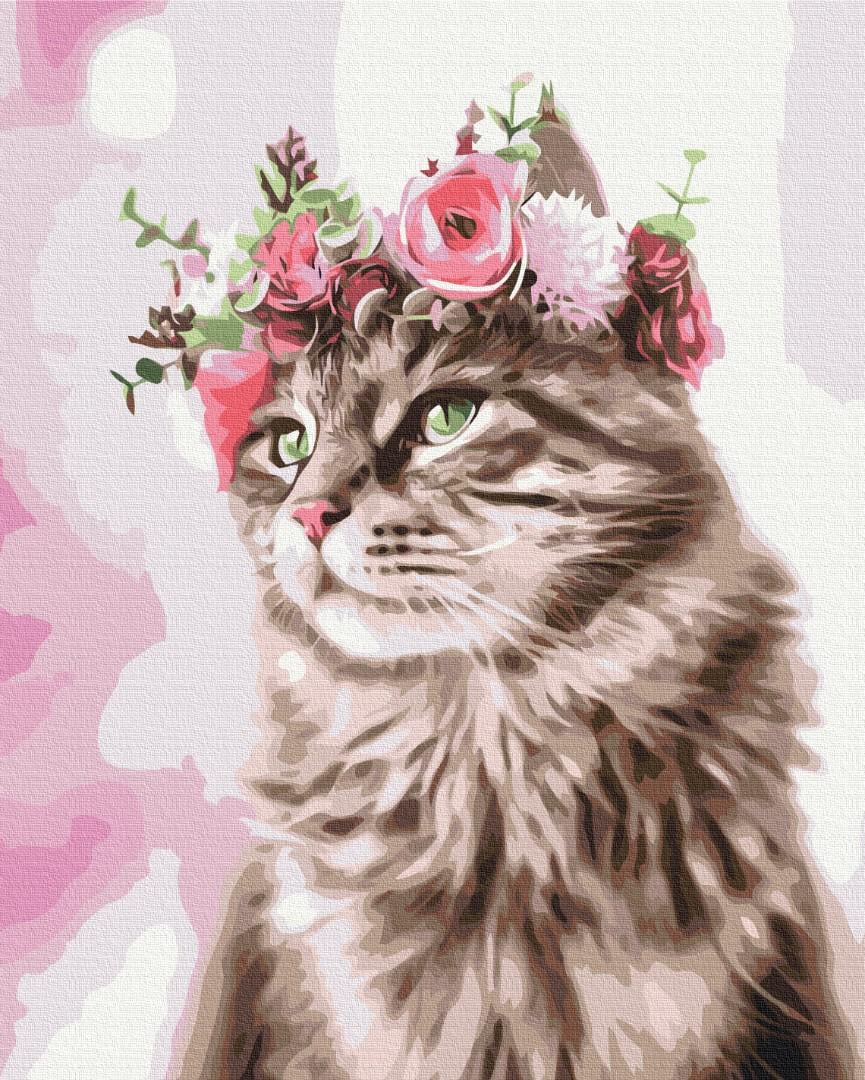 Картина по номерам Brushme Пушистая нежность 40x50 см (BS52543)