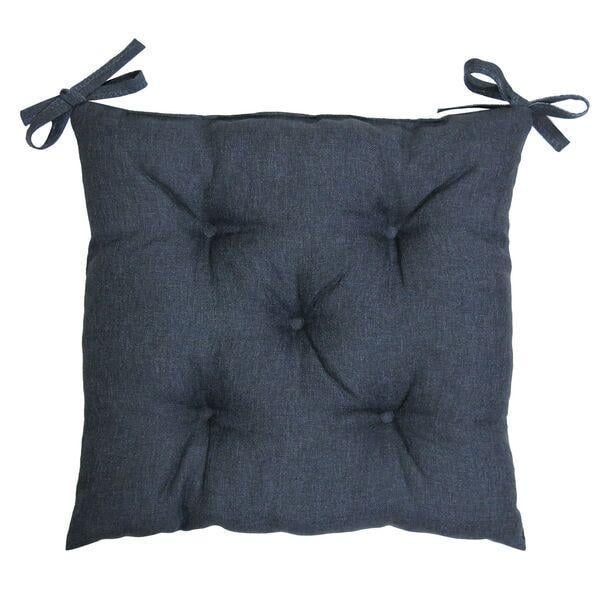 Набір подушок на стілець ArCloud Мальмо 38x38 см 4 шт. 96 Графітовий (21965)