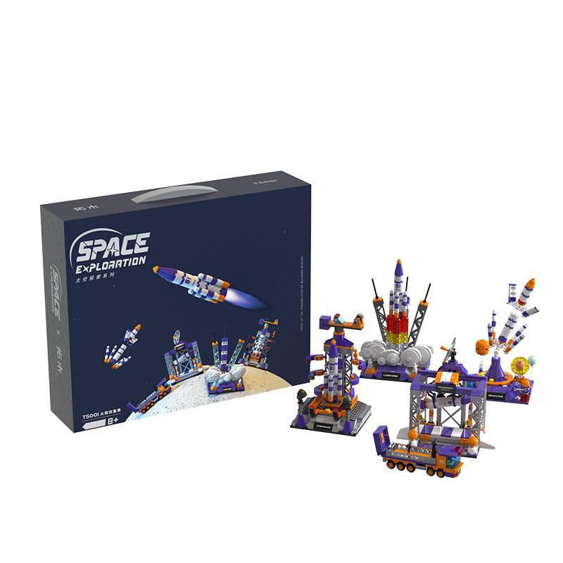 Ракетный набор Rocket Quartet Space Exploration G439477-T5001 TuoMu 1107 дет. - фото 2 Ракетный набор Rocket Quartet Space Exploration G439477-T5001 TuoMu 1107 дет. - фото 2