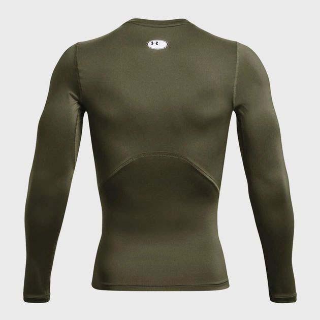 Лонгслів UA HG Armour Comp LS L Оливковий (1361524-390 L) - фото 4 Лонгслів UA HG Armour Comp LS L Оливковий (1361524-390 L) - фото 4