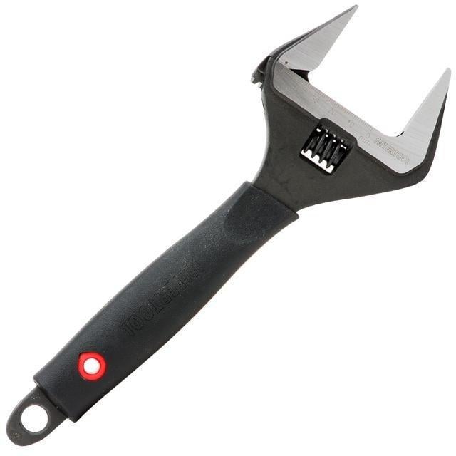 Ключ разводной INTERTOOL XT-0050 прорезиненная рукоятка развод губок 50 мм 250 мм CrV (11936895)