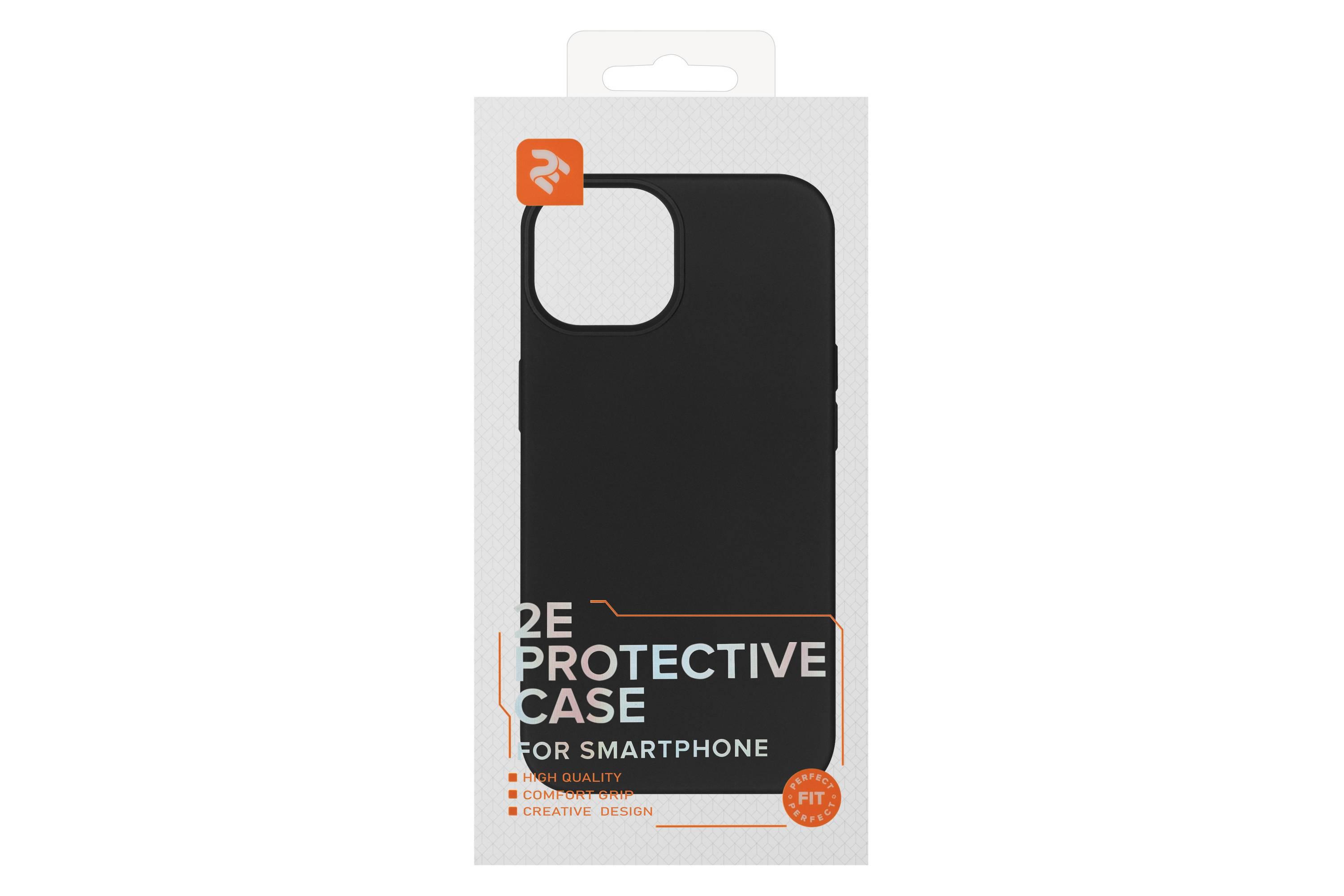 Чохол-бампер для телефону 2E Basic Liquid Silicone iPhone 14 Black (2E-IPH-14-OCLS-BK) - фото 3 Чохол-бампер для телефону 2E Basic Liquid Silicone iPhone 14 Black (2E-IPH-14-OCLS-BK) - фото 3