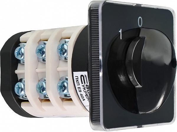 Переключатель пакетный АСКО-Укрем ПКП Е9 40А/3.833 1-0-2 3P 40A 400V (A0110010024)