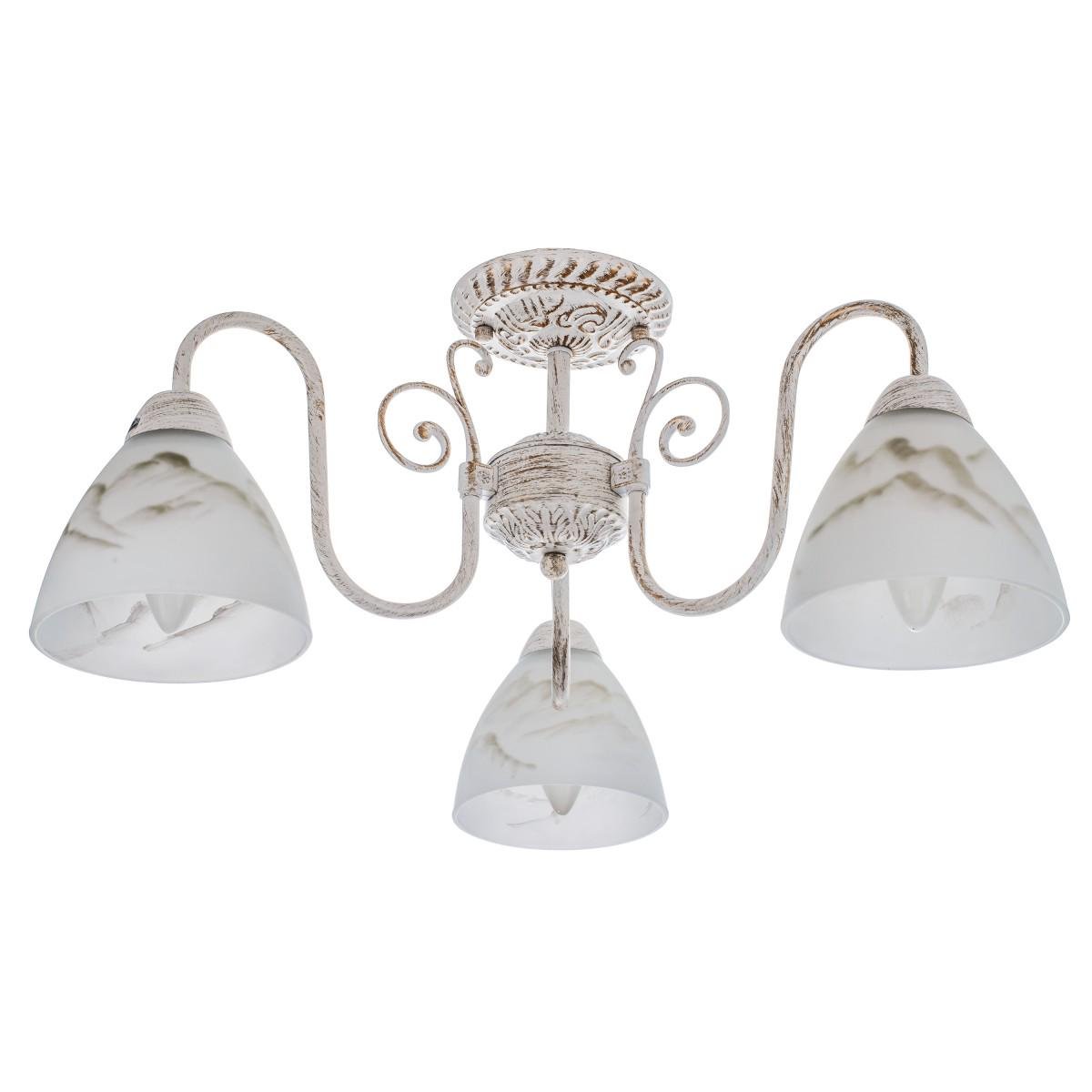 Люстра Brille BKL-496S/3 E14 WH/G (23-649)