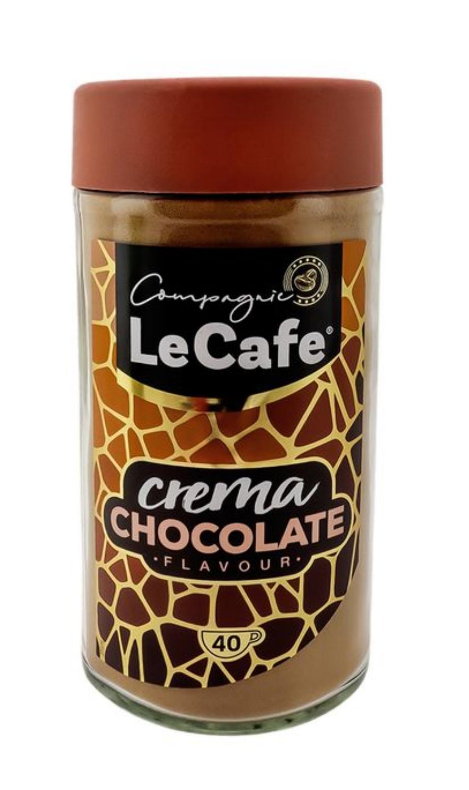 Кофе Le Cafe Crema Chocolate растворимый в стеклянной банке 75 г (60668)
