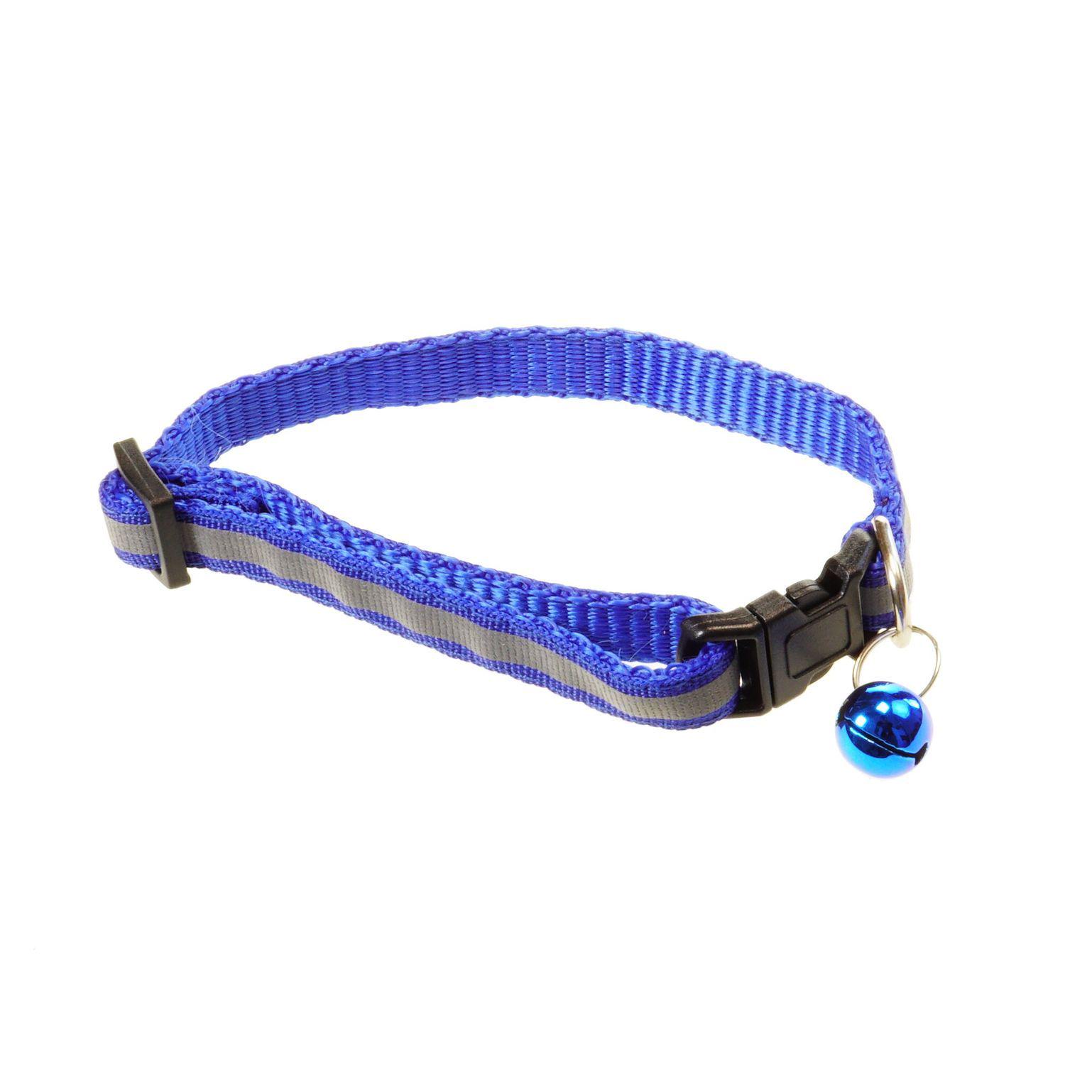 Ошейник Wellamart светоотражающий Голубой (57550002)