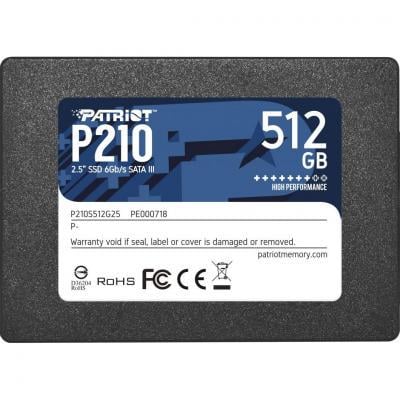SSD-накопичувач Patriot P210 512GB 2,5" (P210S512G25) SSD-накопичувач Patriot P210 512GB 2,5" (P210S512G25)
