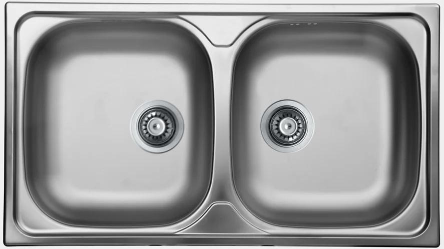 Мойка кухонная KROMEVYE N113 BC матовая