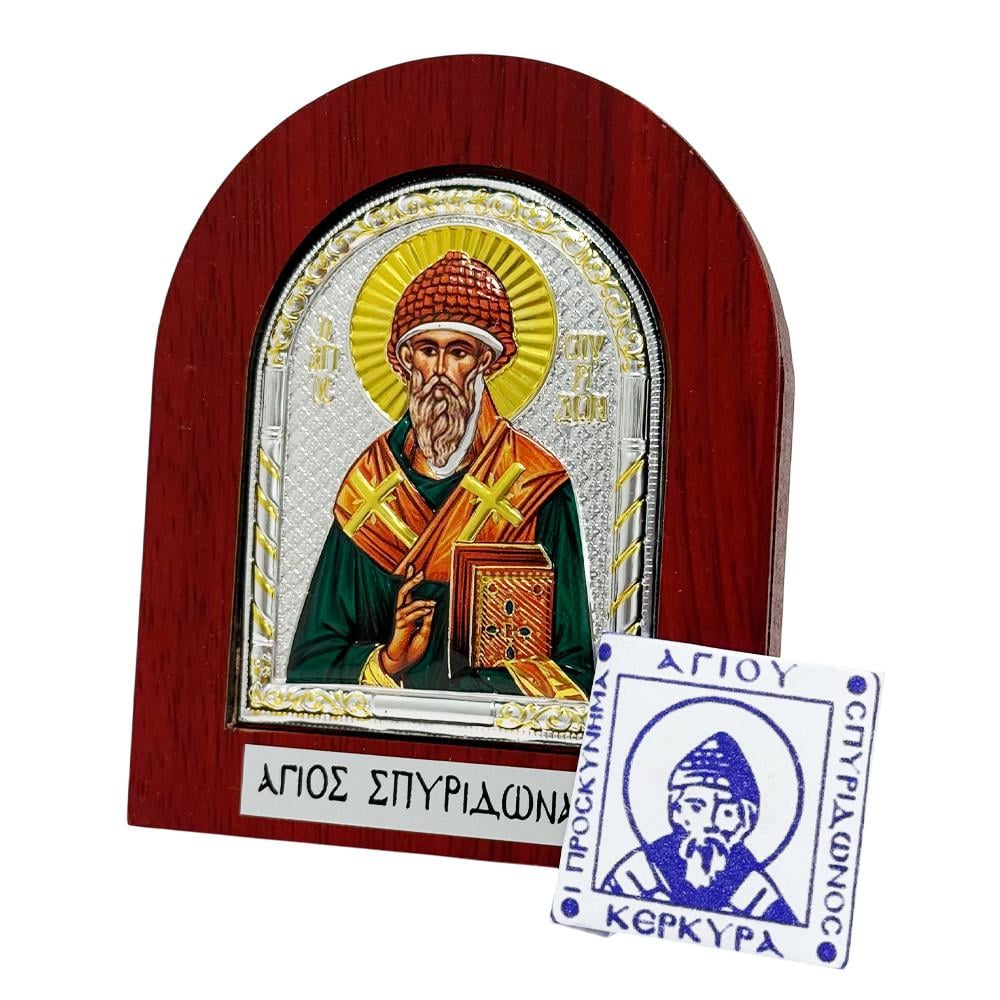 Ікона Святий Спиридон настільна з філахто (111712581)