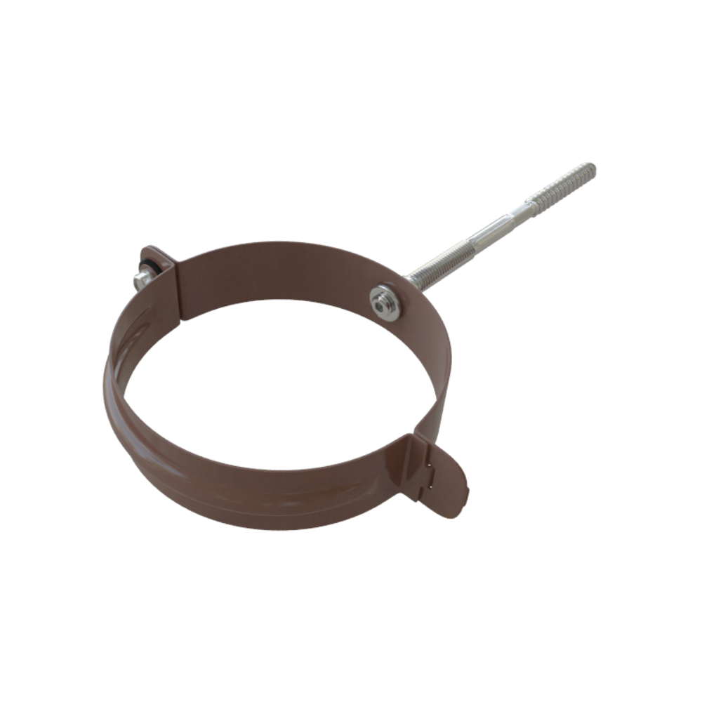 Кронштейн труби Alta Profil 125 система 160 мм ⌀ 95 металевий Коричневий (18169788)