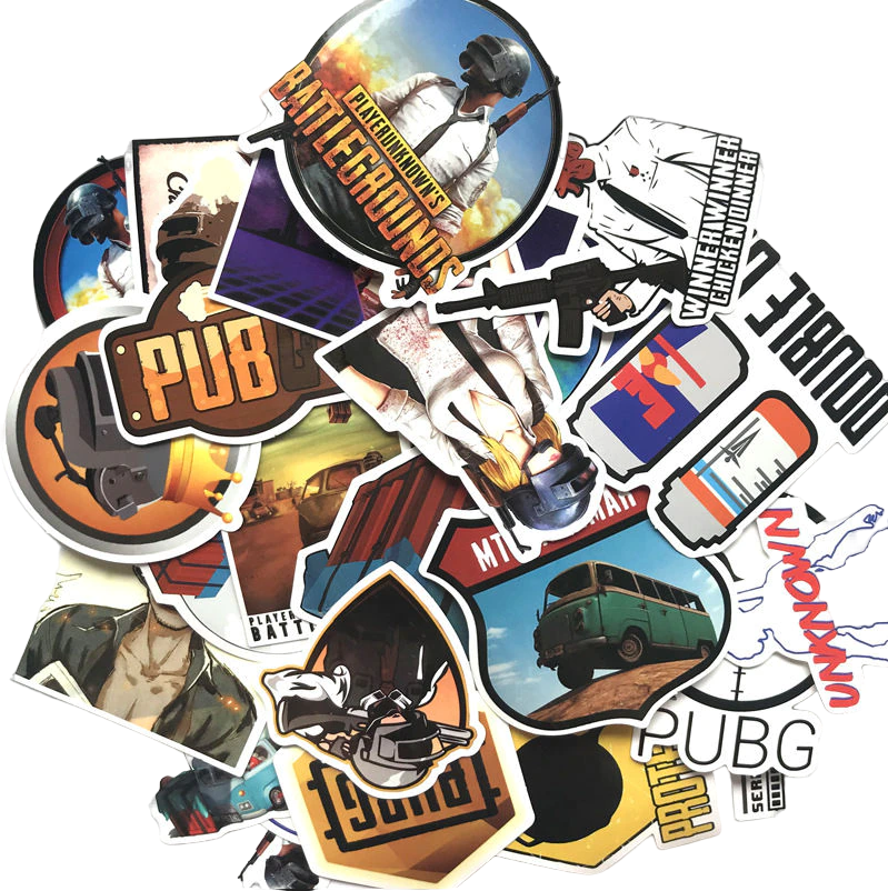 Набір наклейок PUBG 50 шт.