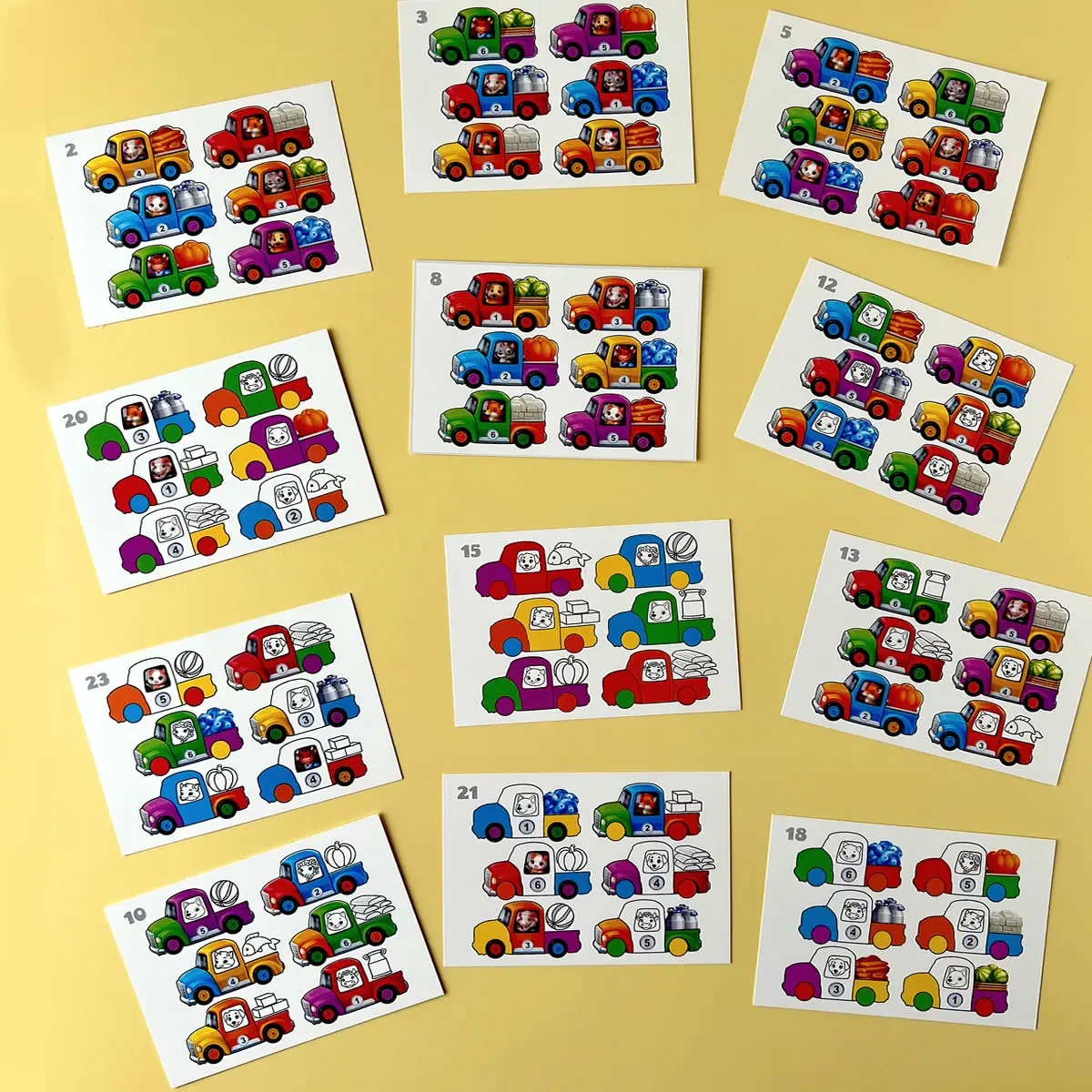 Гра з картками Тварини на вантажівках літо (2388142355) - фото 10 Гра з картками Тварини на вантажівках літо (2388142355) - фото 10