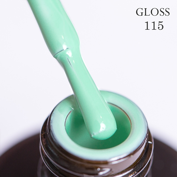 Гель-лак GLOSS 115 11 мл Бирюзовый (91722)
