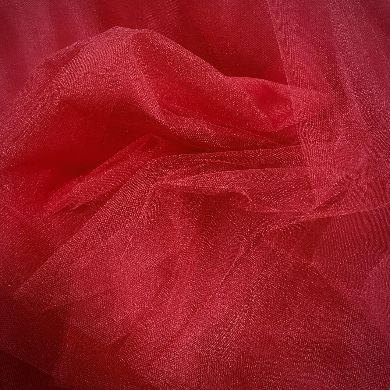 Сетка фатин №070 Красный (24478893) - фото 2 Сетка фатин №070 Красный (24478893) - фото 2