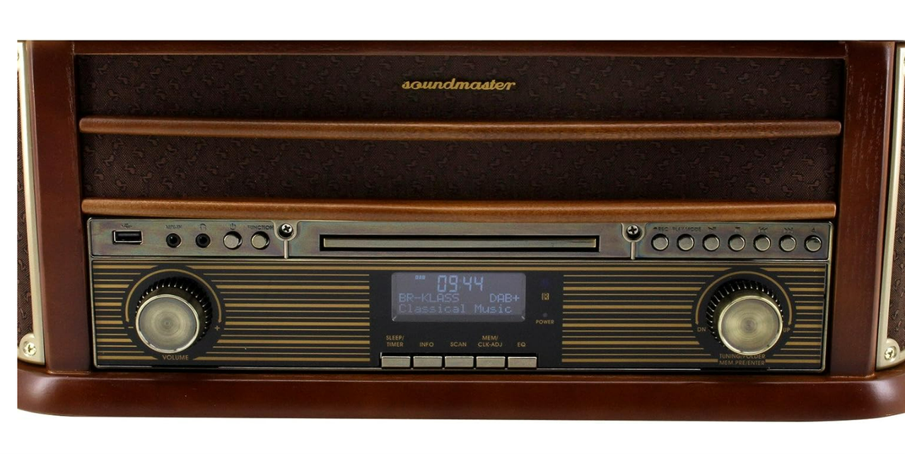 Музичний центр Soundmaster NR545DAB Nostalgia Stereo DAB+/FM/USB/CD/AUX (12361194) - фото 3