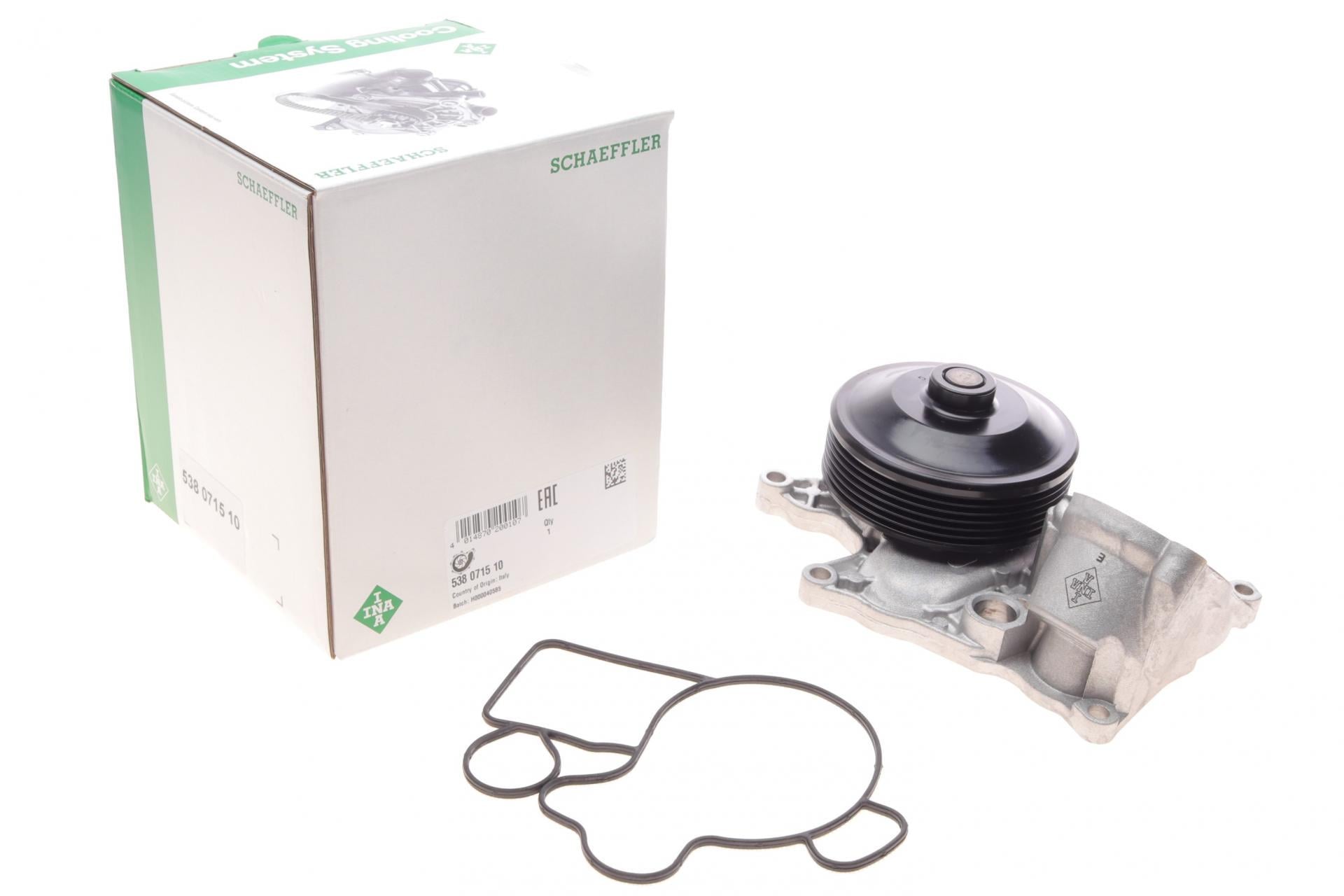 Водяная помпа INA BMW 3 F30/F80/F34/4 F36/F33/F83/5 F10/F07/F11 N57 (5380715 10)