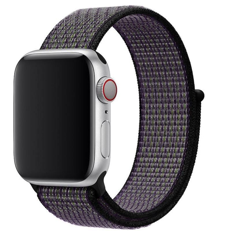 Ремешок для Apple Watch 42-44 mm Sport Loop Nike Violet/Black (29caa1-819) - фото 1