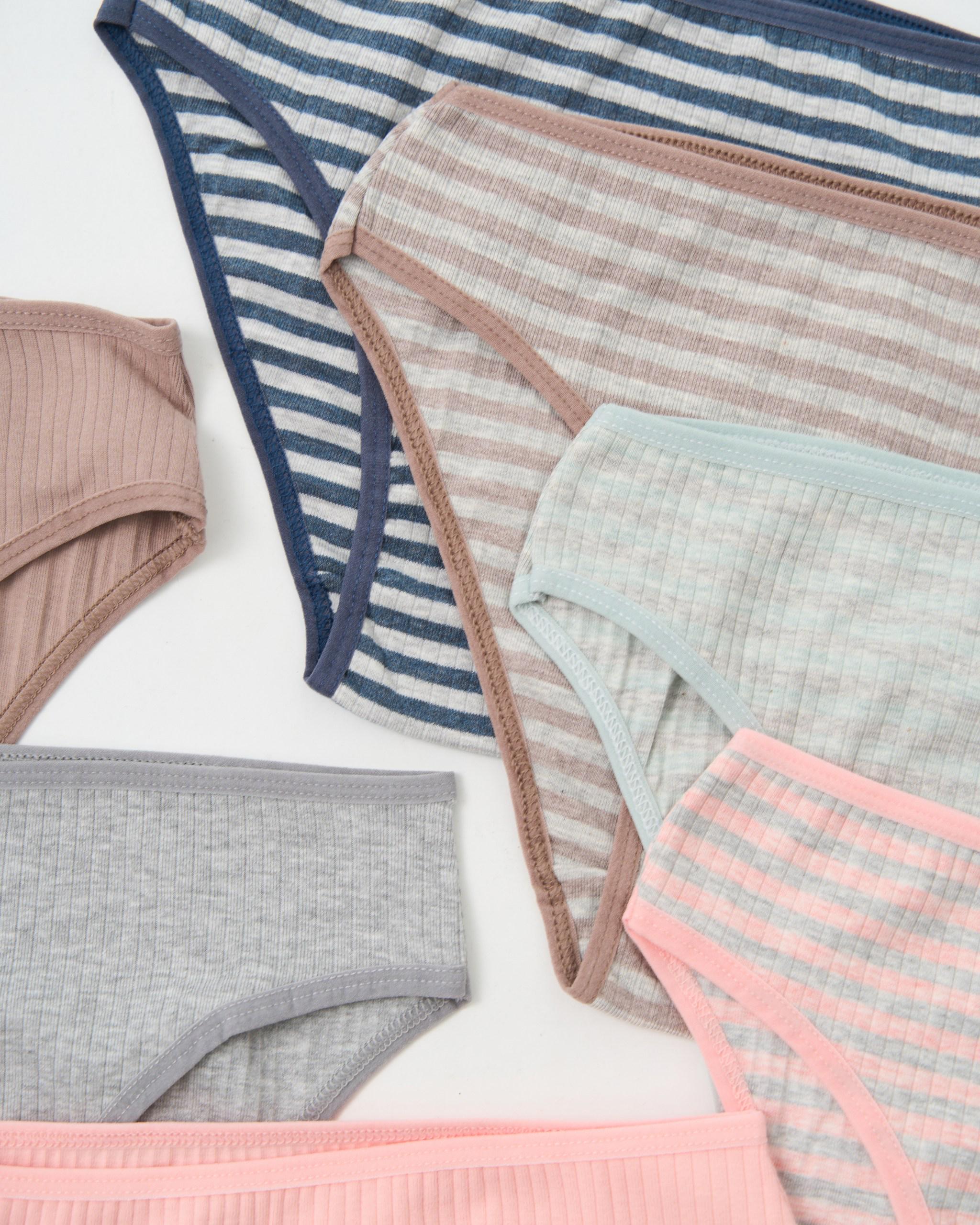 Набор трусиков женских неделек в рубчик 7 шт. XL (713161) - фото 4