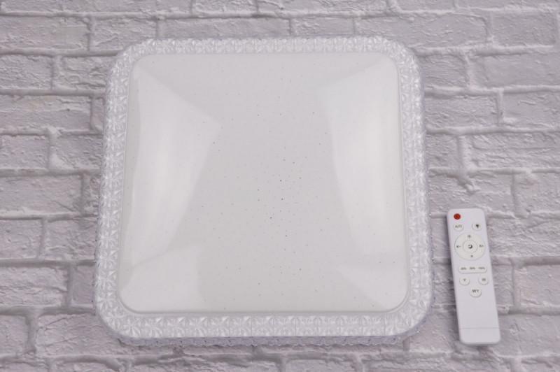 Светильник потолочный LED с пультом W71139B/350-sq (5-350-sq) Светильник потолочный LED с пультом W71139B/350-sq (5-350-sq)