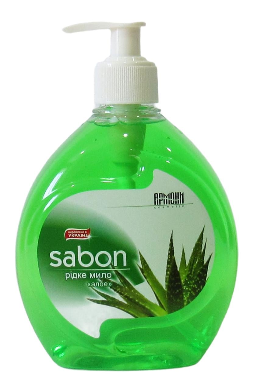 Мыло жидкое Армони Sabon Алое с дозатором 500 мл (2703)