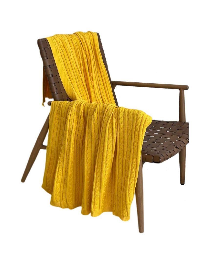 Плед Exclusive Nature 140х180 см Желтый (026674) - фото 2