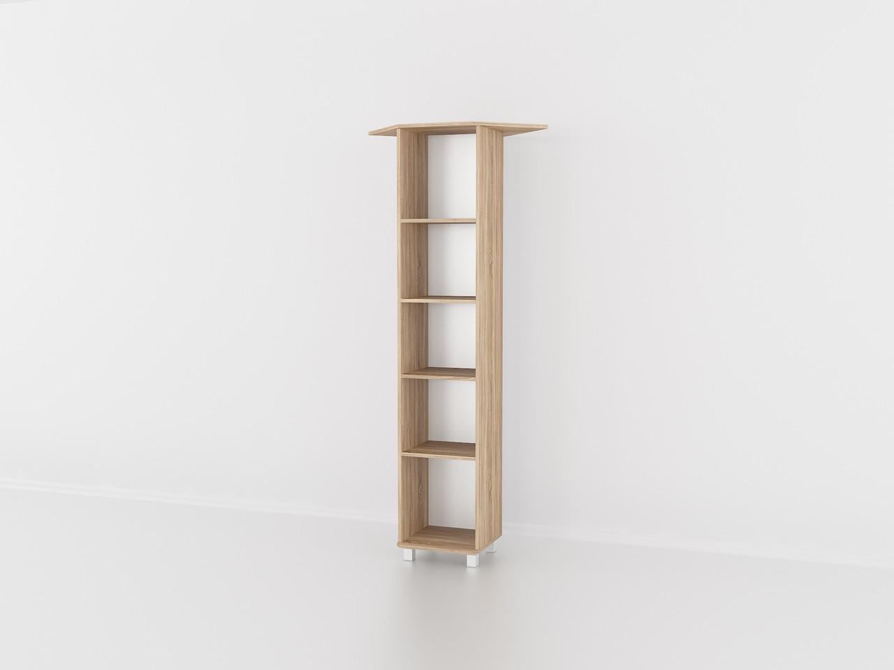 Полка для книг 380x1930x360 мм Дуб Сонома