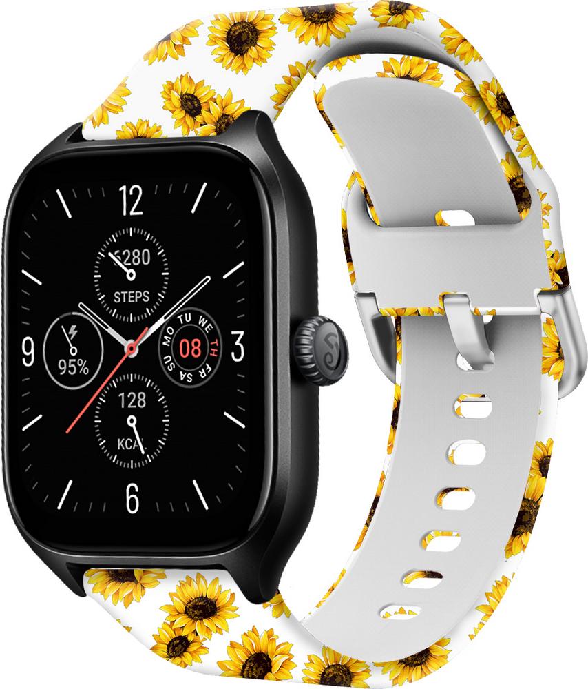 Ремешок Colorful для Amazfit GTS 4/mini Sunflower White (29535)