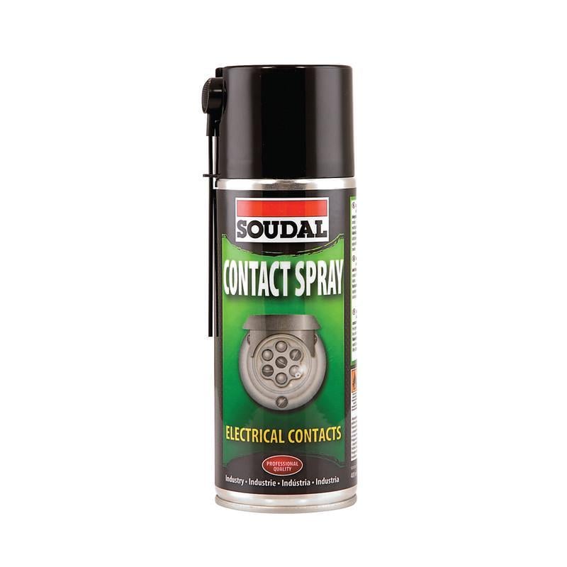 Аэрозоль по уходу за электроприборами SOUDAL Contact Spray 400 мл 3 шт. Бесцветный (0000900000001000CS)