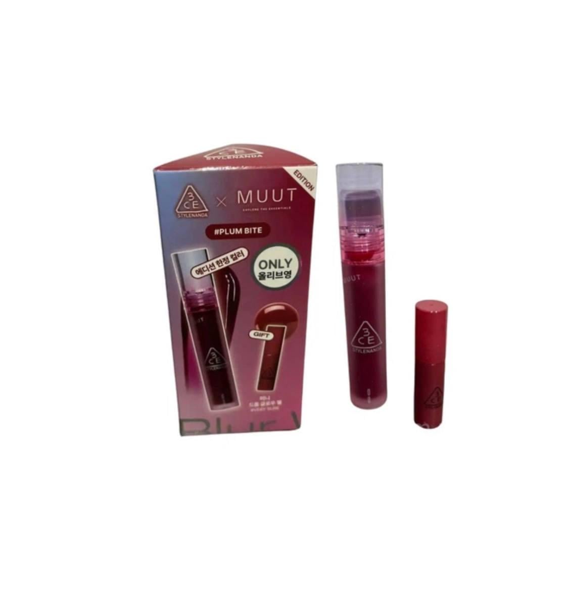 Тент для губ 3CE MUUT Blur Water Tint Plum Bite (8805545215863)
