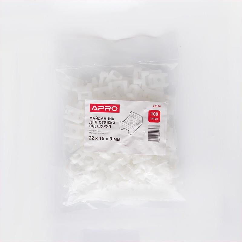 Майданчик для кабельних стяжок Apro з монтажним отвором 15x10x7x3,4 мм 100 шт. (PH-15107) - фото 4 Майданчик для кабельних стяжок Apro з монтажним отвором 15x10x7x3,4 мм 100 шт. (PH-15107) - фото 4