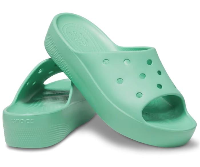 Слайди Crocs Classic Platform р. W10/EUR 40-41 Jade Stone (11909947)