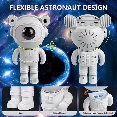 Ночник-проектор 3D XL-731 Astronaut Bluetooth с пультом - фото 5