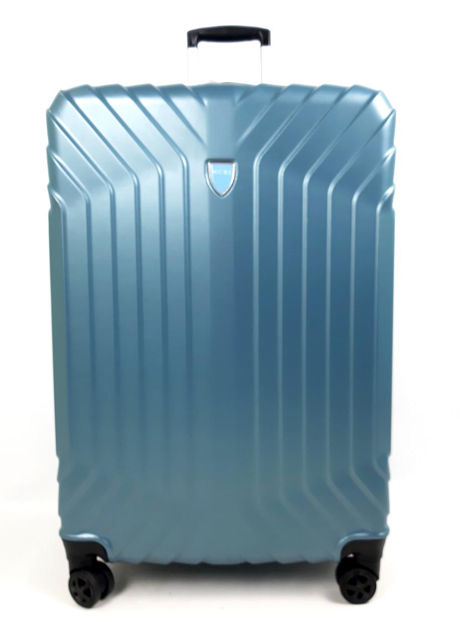 Чемодан на колесах пластиковый 15-18 кг 75л Бирюзовый (1688000446)