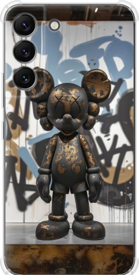 Чехол на Samsung Galaxy S22 Bronze kaws v2 (6098sp-2494-42517)