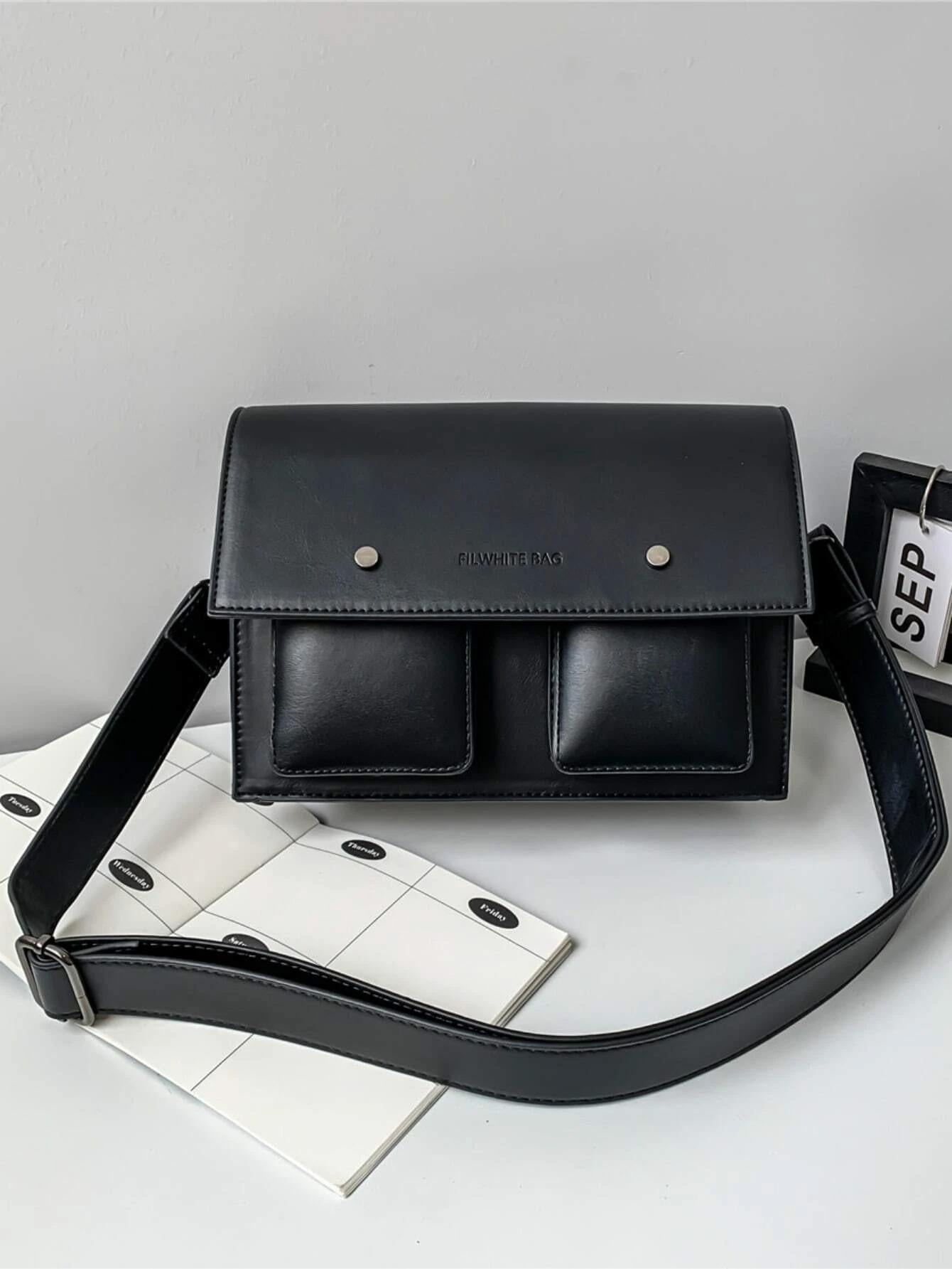 Сумка FILWHITEBAG через плечо Черный (1945652876)