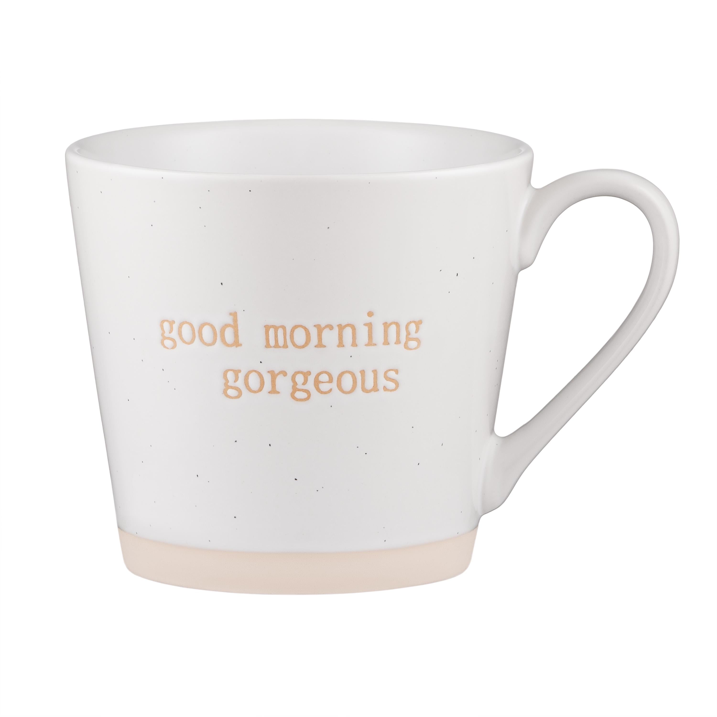 Чашка Ardesto Good Morning керамика 370 мл Белый (AR3031)