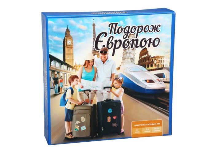 Настільна гра ПОДОРОЖ ЄВРОПОЮ (91027)