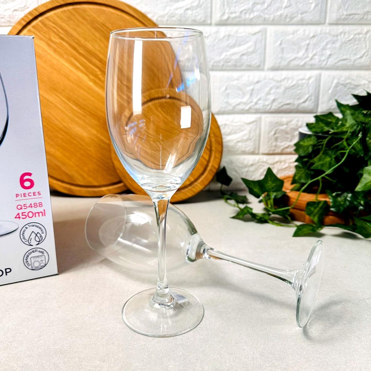 Набір келихів для вина Luminarc Raindrop 450 мл 6 шт.
