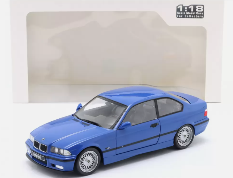 Модель автомобіля Solido BMW M3 E36 Coupe 1:18 Santorin Blue (S1803912) - фото 7