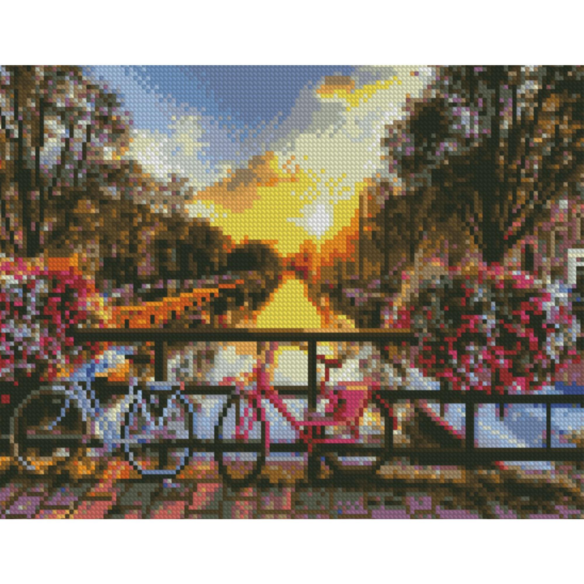 Алмазная мозаика Strateg Закат 30x40 см (Str-HX328)