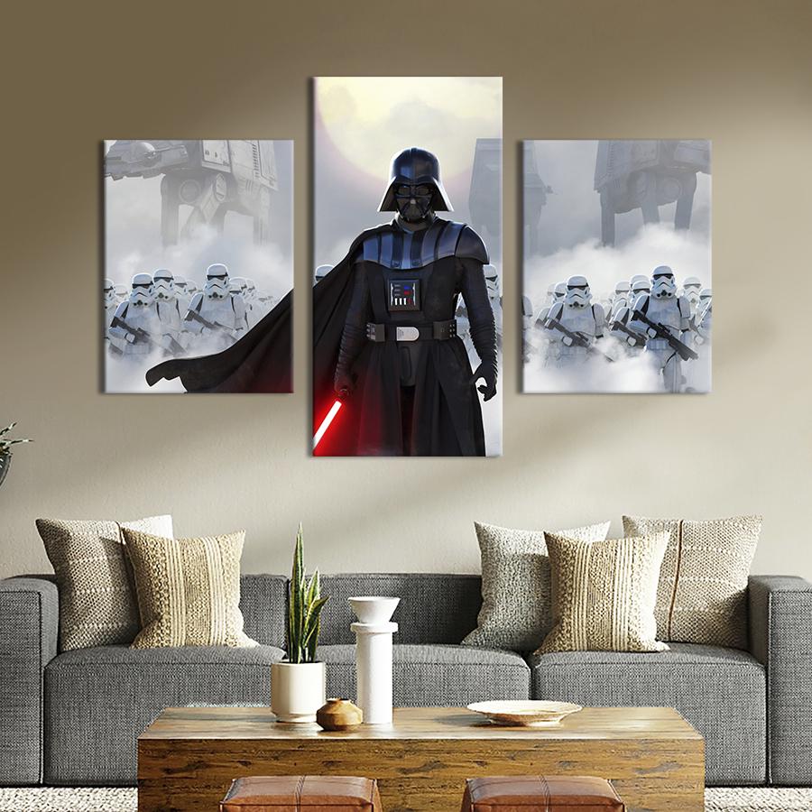 Картина для интерьера Дарт Вейдер - Мощь Империи 66x40 см (747-32)