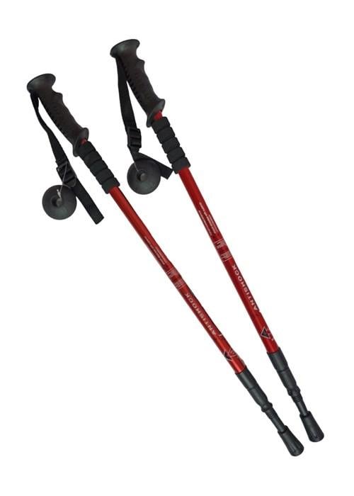Палки для треккинга Antishock 2 шт. Red (002)