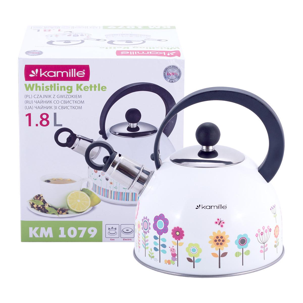 Чайник Kamille KM-1079-FL 1,8 л (105258) - фото 6 Чайник Kamille KM-1079-FL 1,8 л (105258) - фото 6